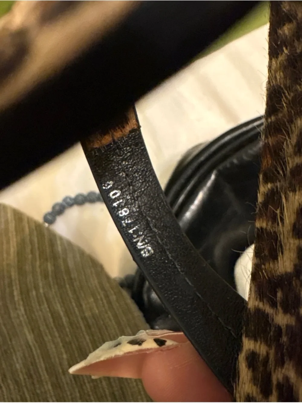 Tory Burch Leopard Print Logo Thong Sandals